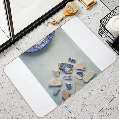 Picking Up The Broken Pieces.  Odorless Bath Mat