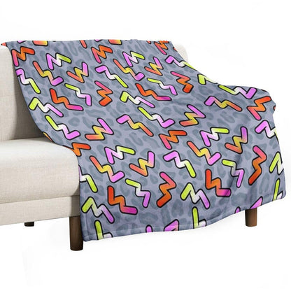 Daniel Ricciardo - Become Unstuck 90's Pattern Eco-conscious Throw Blanket