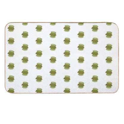 Matcha Kitkat Fatcaron  Easy Maintenance Bath Mat