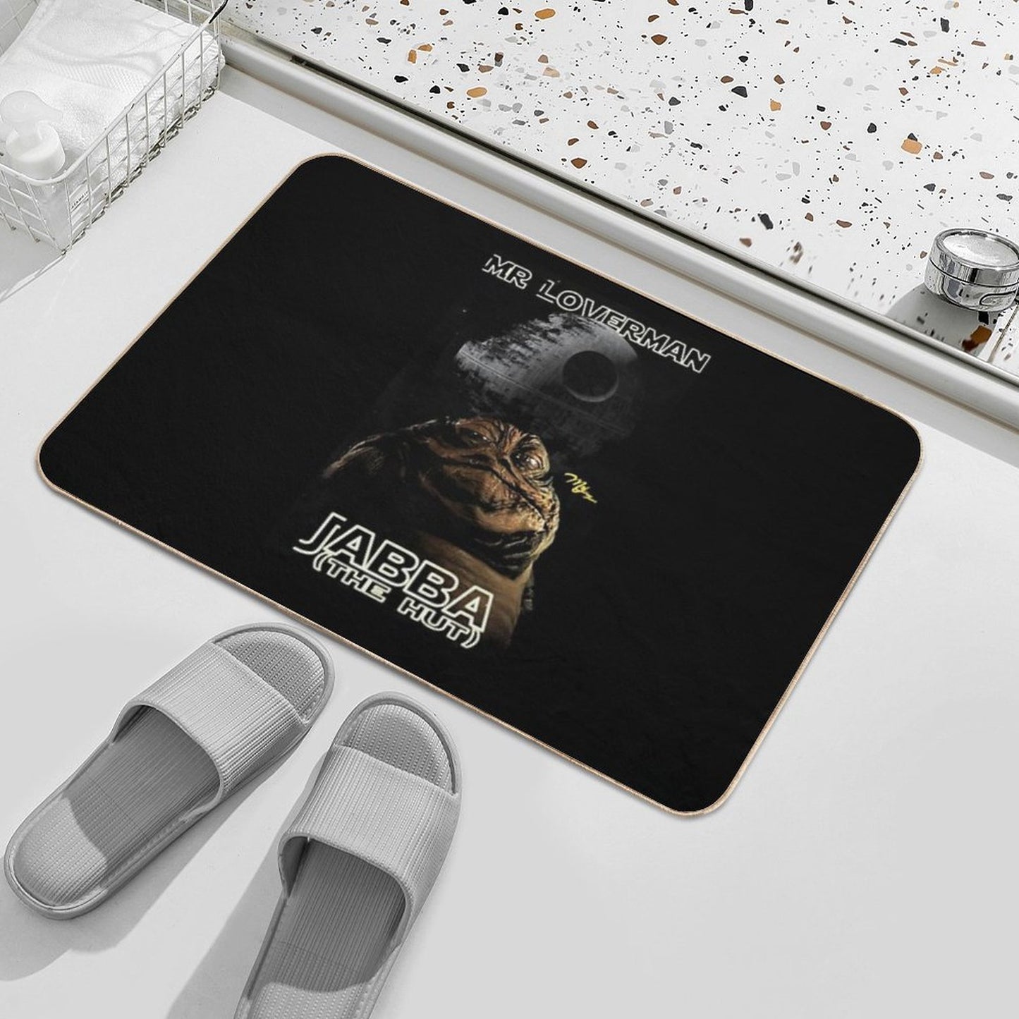 Jabba The Hut X Mr Loverman (Shabba Ranks)  Eco-Friendly Bath Mat