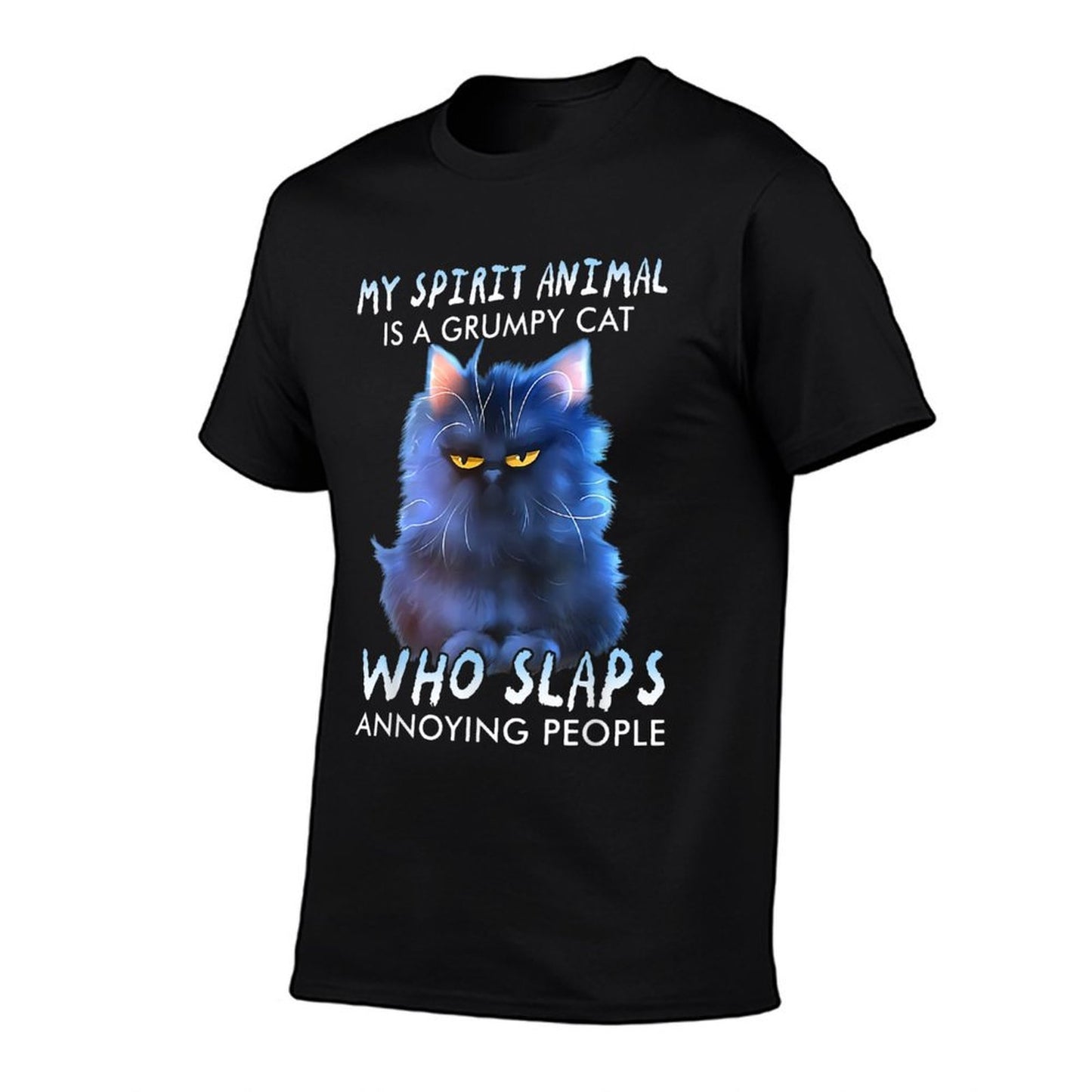 My Spirit Animal Is A Cat Who Slaps Annoying People  Vintage-inspired T-Shirt