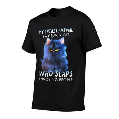 My Spirit Animal Is A Cat Who Slaps Annoying People  Vintage-inspired T-Shirt