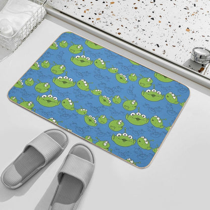 Little Aliens - Pattern  Pet-Safe Bath Mat