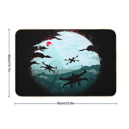 Rebel Fighters At Dawn  Toxin-Free Bath Mat