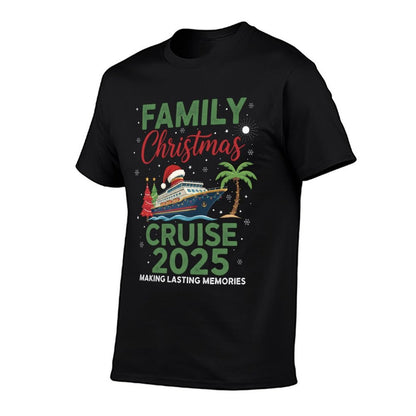 Family Christmas Cruise 2025  Rolled Sleeves T-Shirt