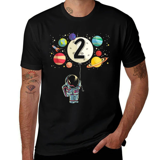 2 Years Old Birthday Boy Gifts Astronaut 2nd Birthday  Classic T-Shirt