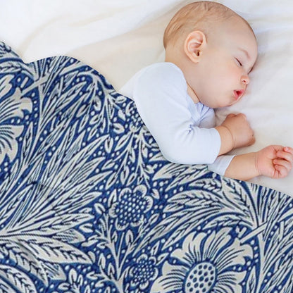 Marigold - William Morris Velvety-soft Throw Blanket