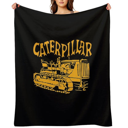 Caterpillar Bulldozer Lightweight Throw Blanket