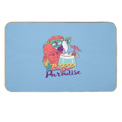 Bird Of Paradise  Repositionable Bath Mat
