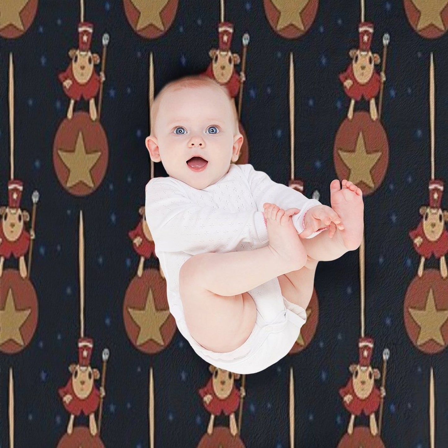 Jumping Circus Mouse And Ghost Eye Anti-pilling Throw Blanket