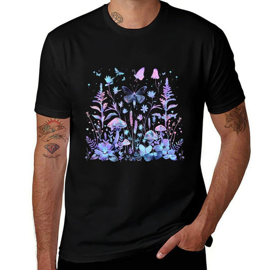 Fairycore Twilight Garden - Enchanted Nature Design  Soft T-Shirt