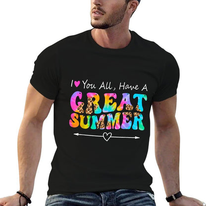 I Love You All Have A Great Summer Groovy For Women Teacher  Classic T-Shirt