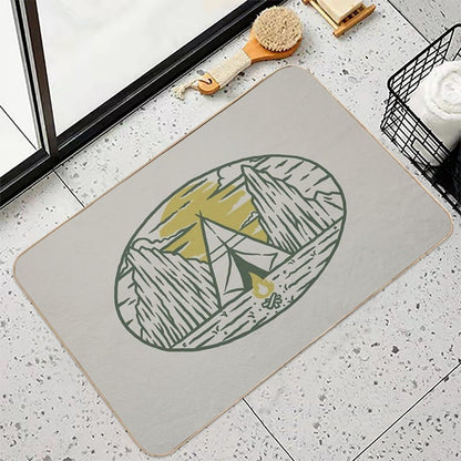 Camp And Fire  Versatile Bath Mat