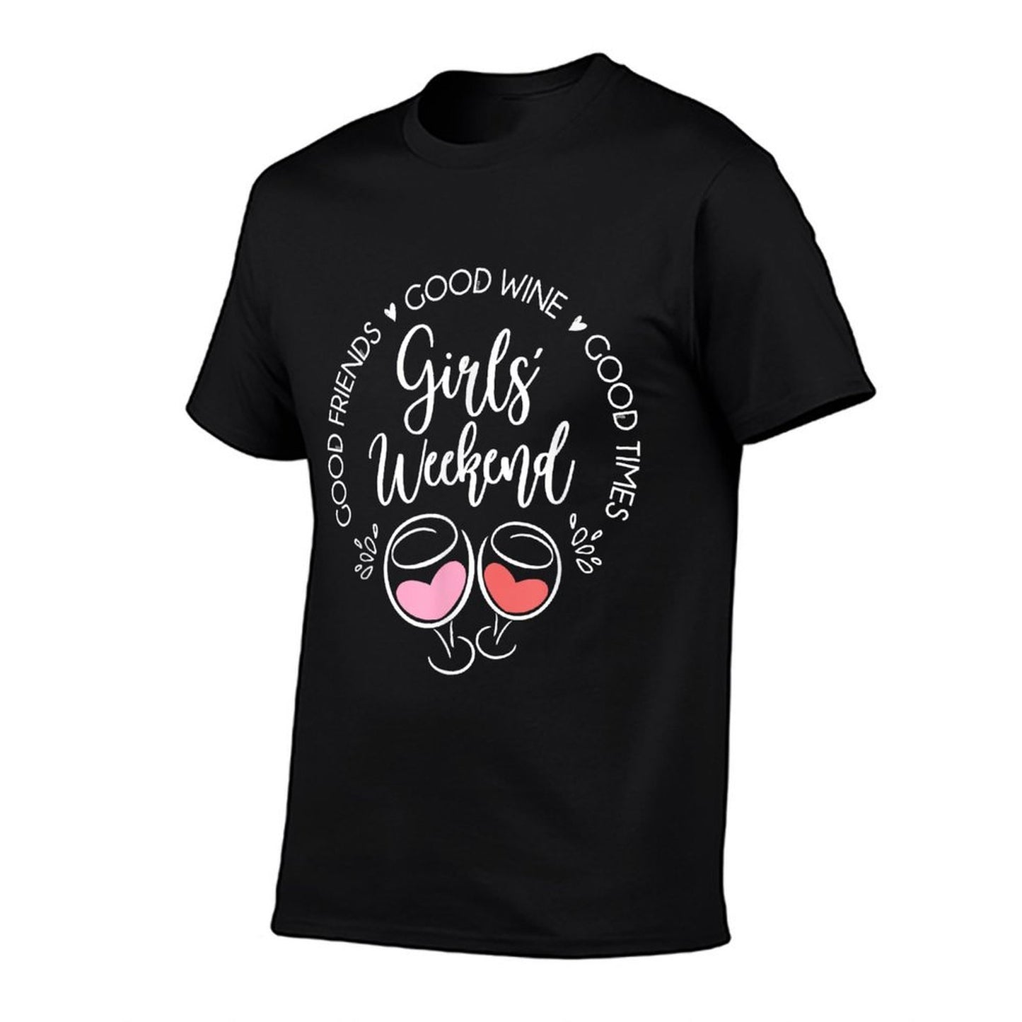 Girls Weekend Trip Vacation Matching Good Friends Wine Time  Quick-drying T-Shirt