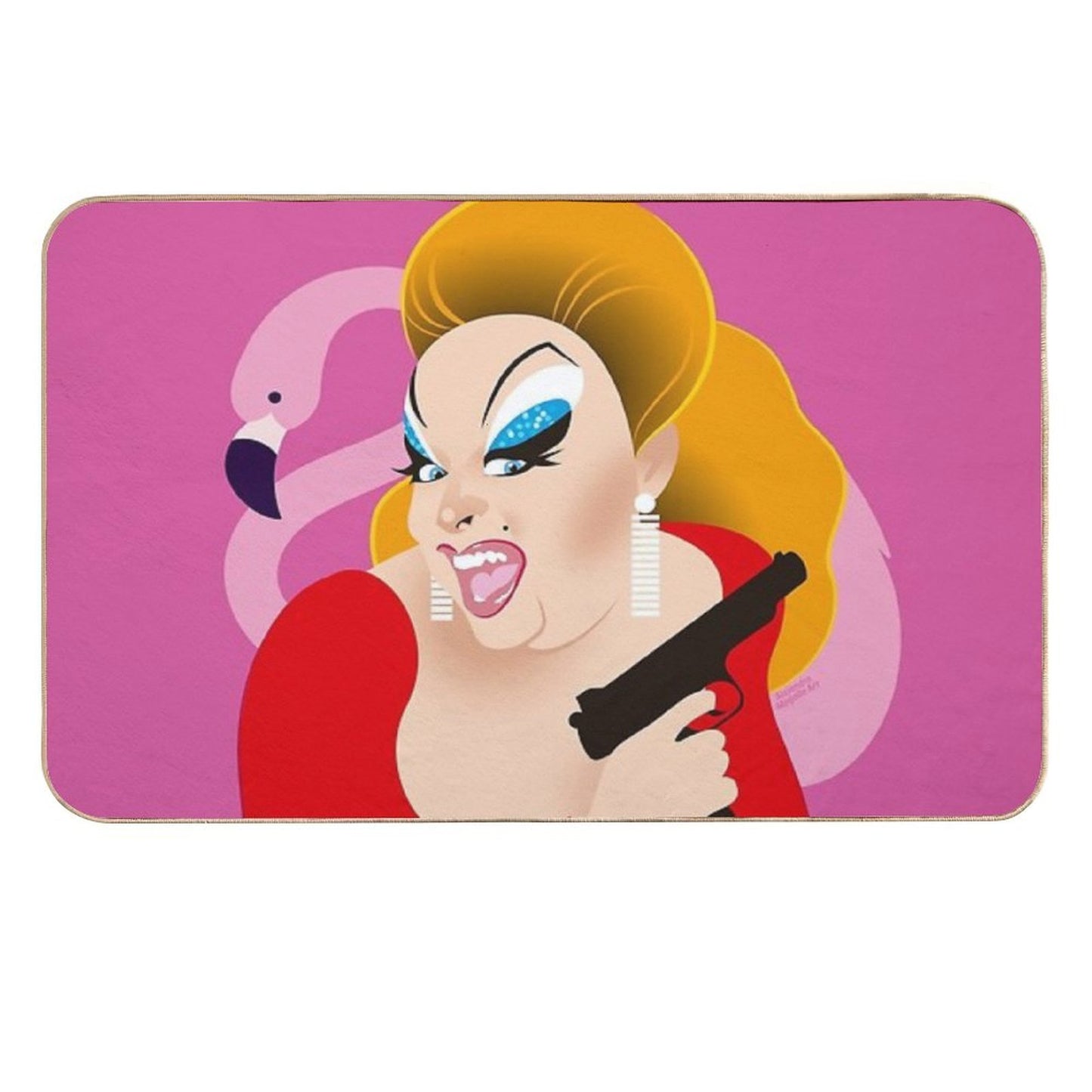 Divinely Pink  Versatile Bath Mat