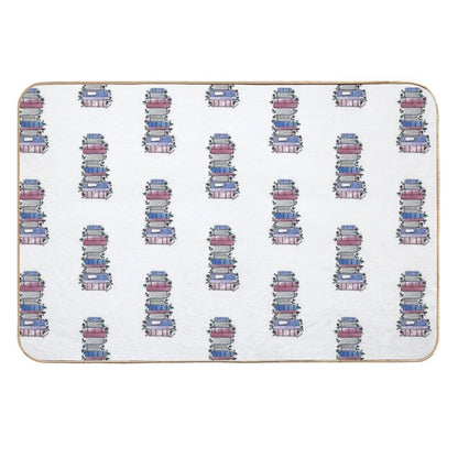 Flowery Books  Anti-Trip Bath Mat