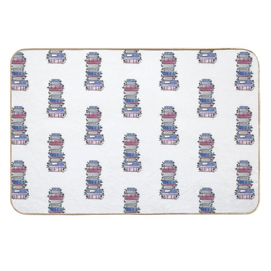Flowery Books  Anti-Trip Bath Mat