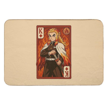 Rengoku King of Diamonds Anime Art Print  High-Traffic Bath Mat