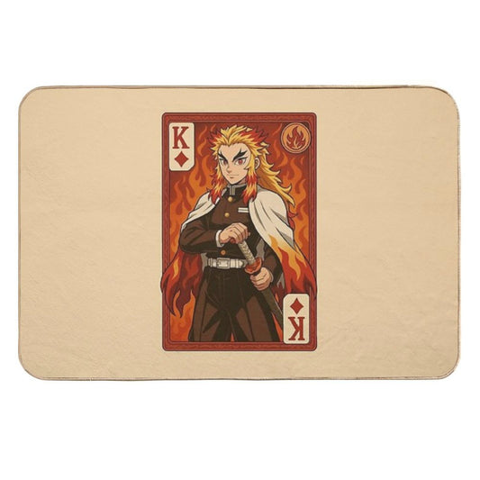 Rengoku King of Diamonds Anime Art Print  High-Traffic Bath Mat