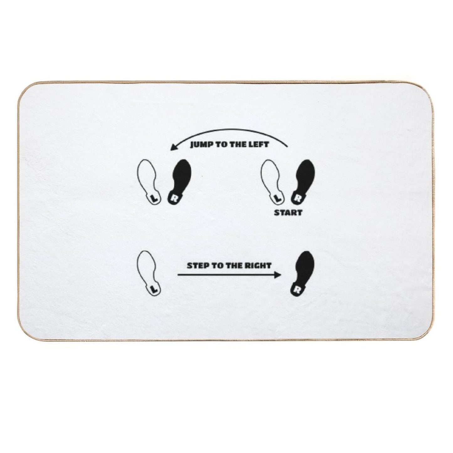 Time Warp Durable Bath Mat