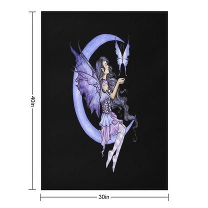 Moon Moth Versatility Throw Blanket