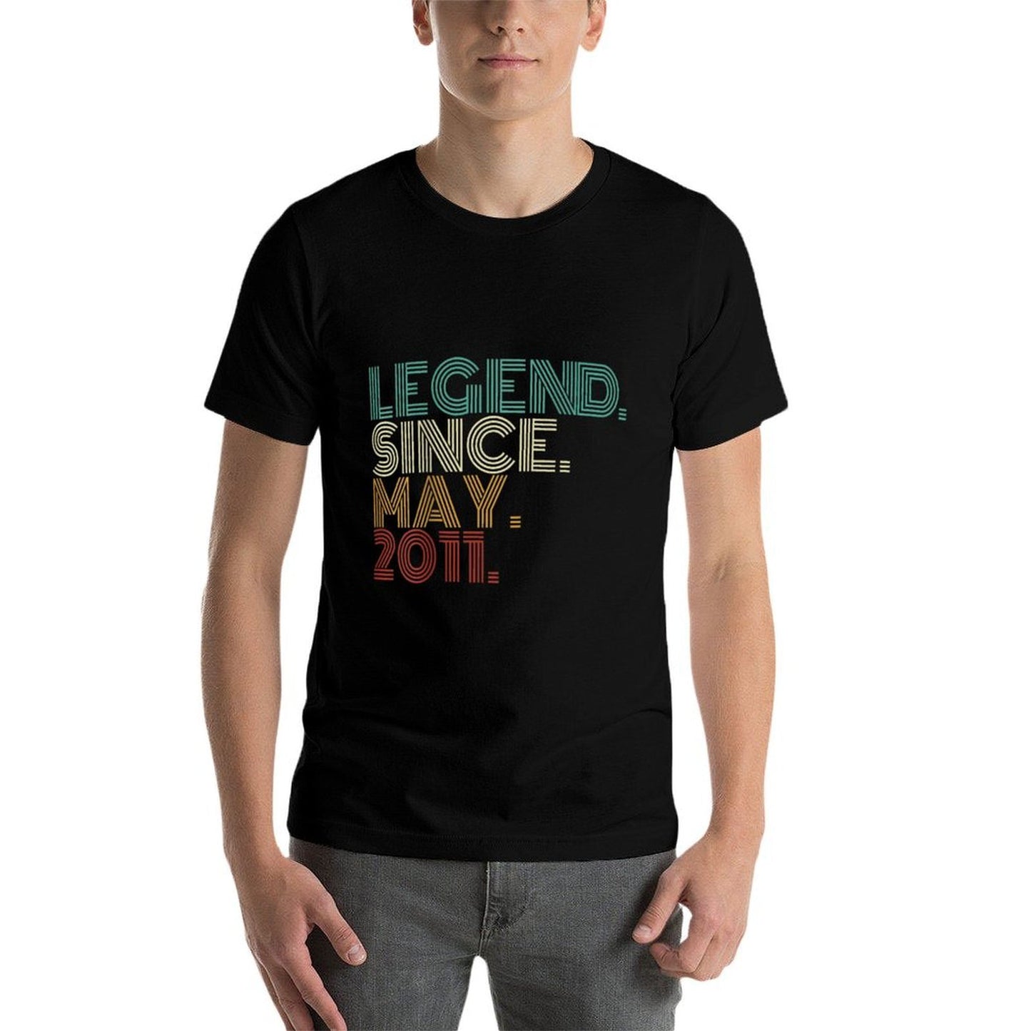 14 Years Old Legend Since May 2011 14th Birthday  Durable T-Shirt