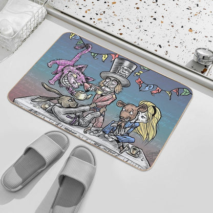 Mad Jiu Jitsu Tea Party Durable Bath Mat