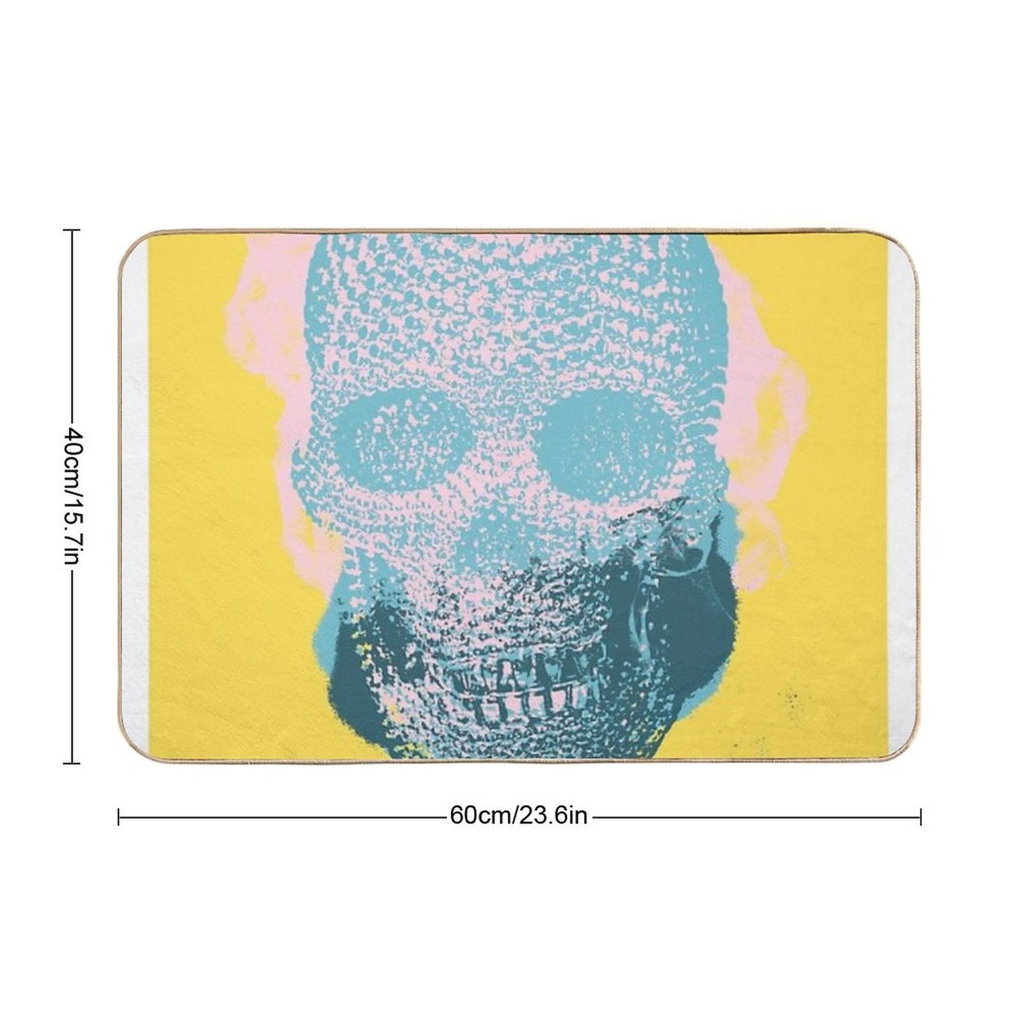 Skull IV  Versatile Bath Mat