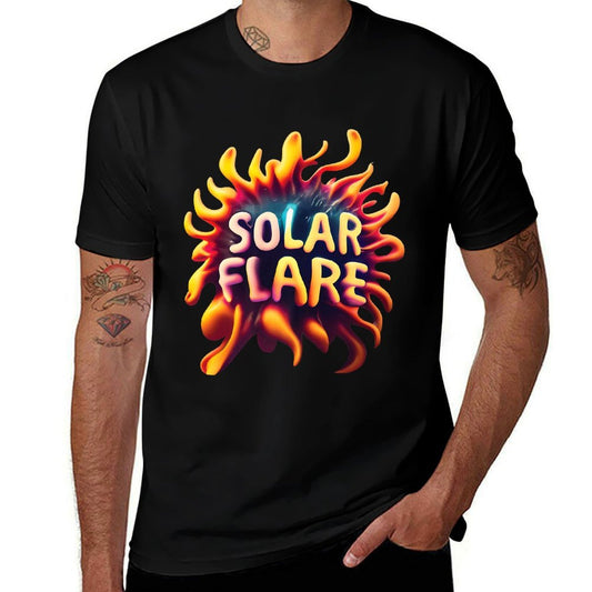 Solar Flare Space Sun Science Fun Aerospace Engineer Eclipse Premium  Vintage-inspired T-Shirt