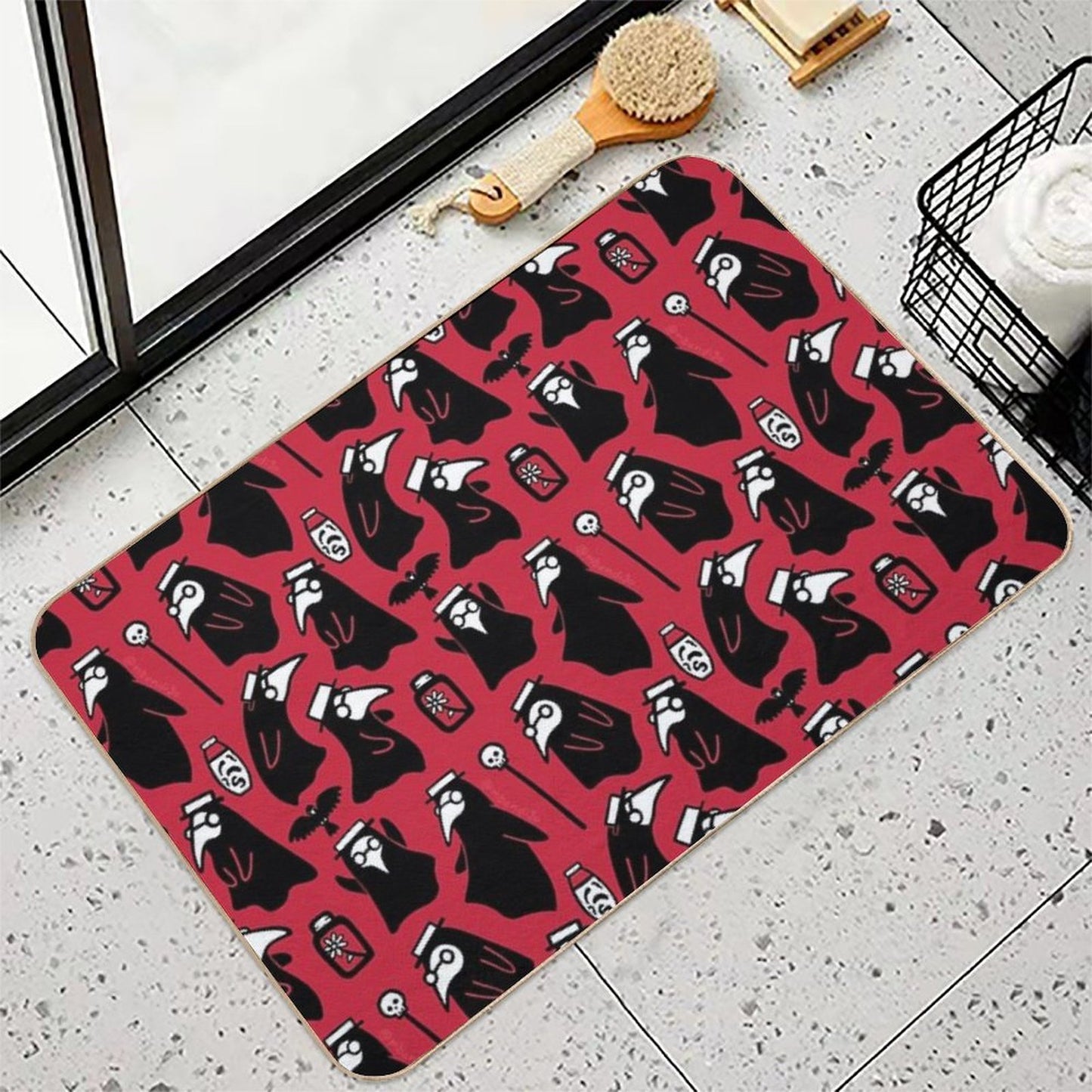 Plague Doctors  Toxin-Free Bath Mat