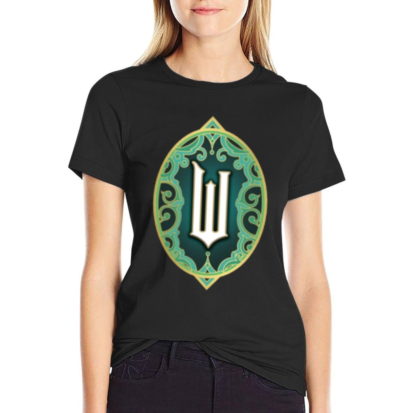 Wicked Greetings From Emerald City Front & Back Long Sleeve  Stretchy T-Shirt