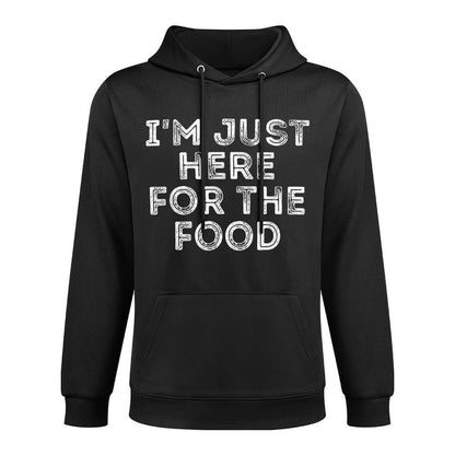 Im Just Here For The Food Vintage Gift Layering Staple Hoodie