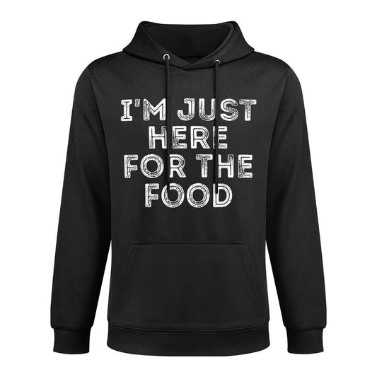 Im Just Here For The Food Vintage Gift Layering Staple Hoodie
