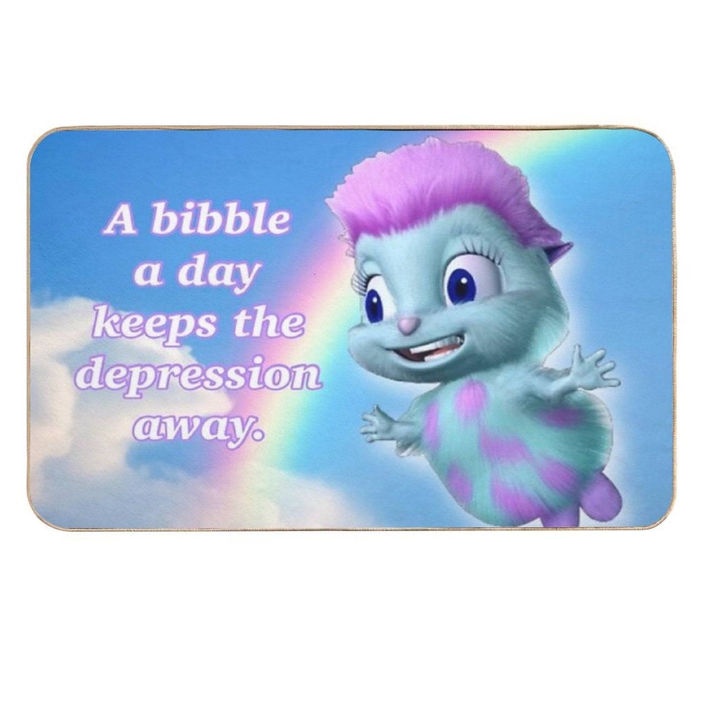 Bibble Motto  Easy To Clean Bath Mat