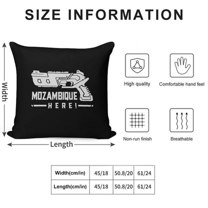 Mozambique Soft Skin-Friendly Throw Pillow