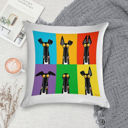 Greyhound Semaphore Soft Style Accent Throw Pillow