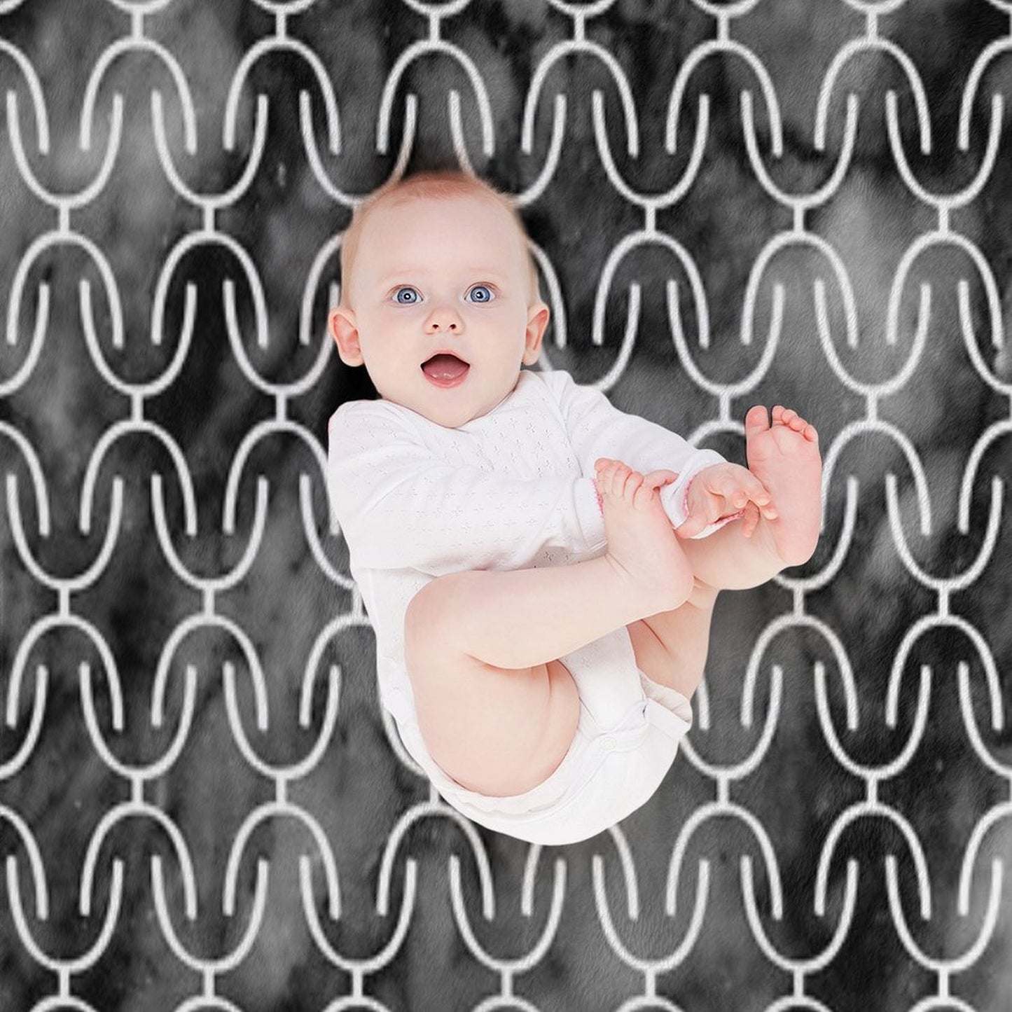 Link - Grey Marble Gift-ready Throw Blanket