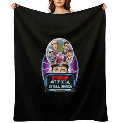 Jeff Dunham Artificial Intelligence Comfort Throw Blanket