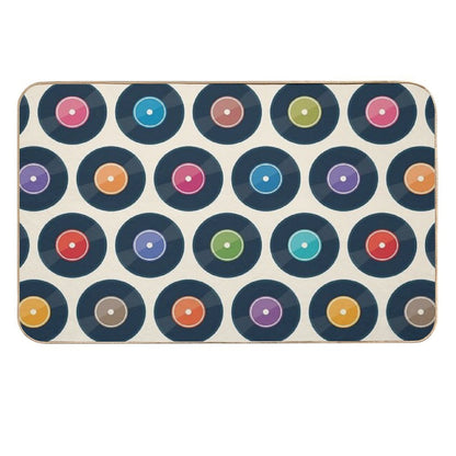 Vinyl Record Collection  Long-Lasting Bath Mat