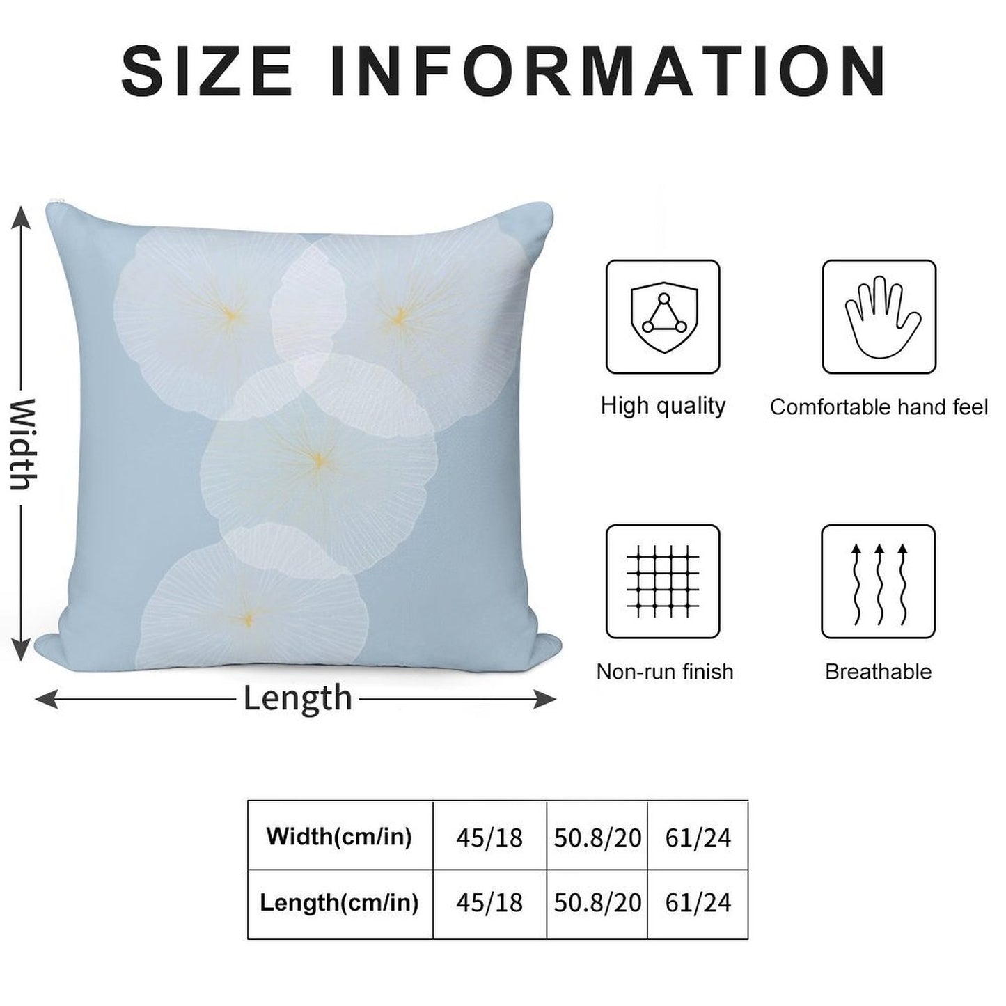 Whispering Petals Soft Warmth Comfort Throw Pillow
