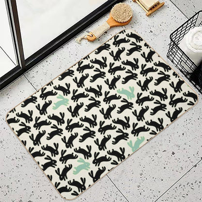 Bunny Honey  Fade-Resistant Bath Mat