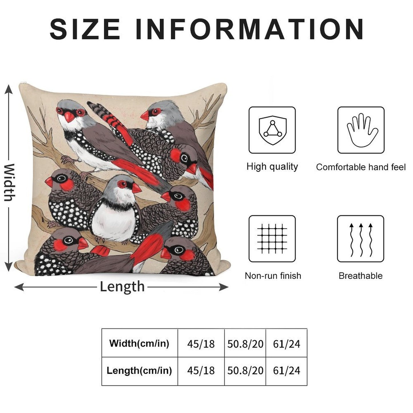 Firetails Soft Warmth Comfort Throw Pillow