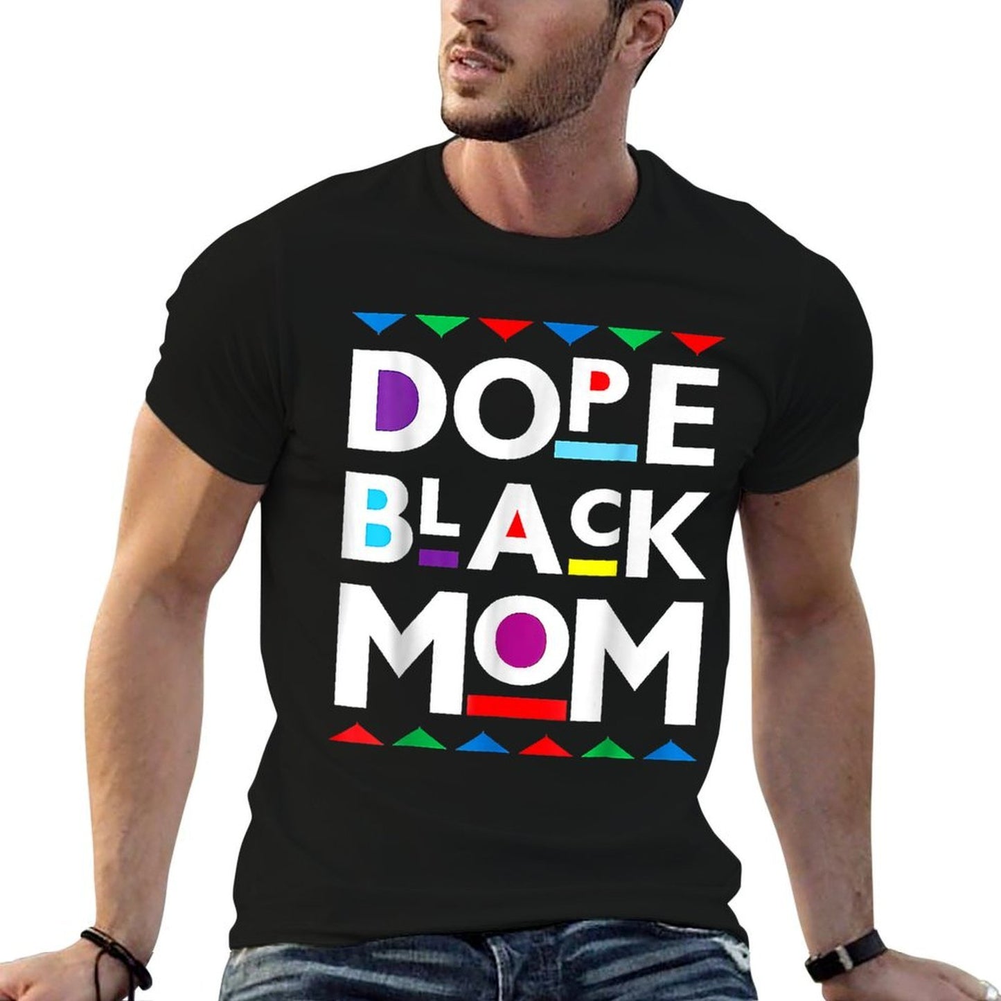 Dope Black Mom History Dope Black Mother  Eco-friendly Material T-Shirt