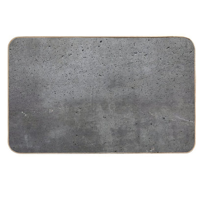 Grey Textured Concrete Wall Exterior  Versatile Bath Mat