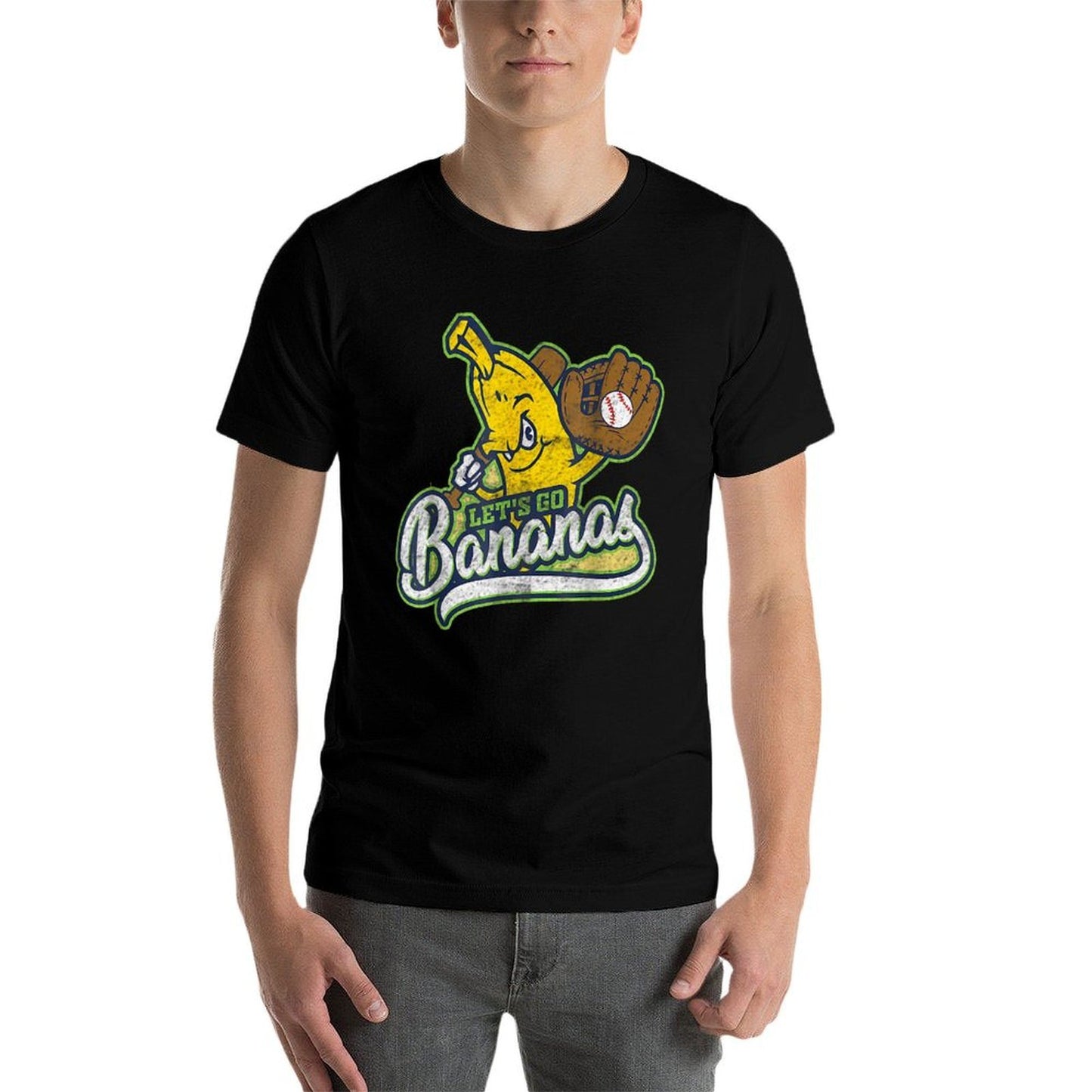 Funny Banana Baseball Retro  Soft T-Shirt