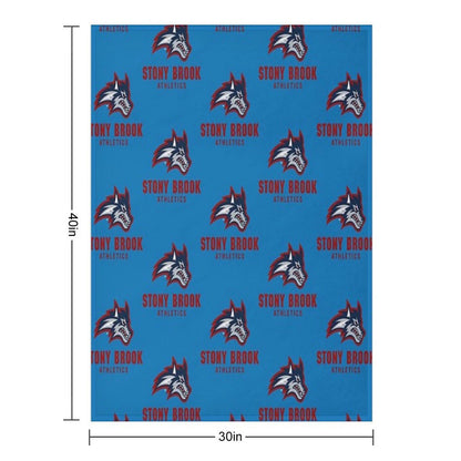 Stony Brook Seawolves Machine-washable Throw Blanket