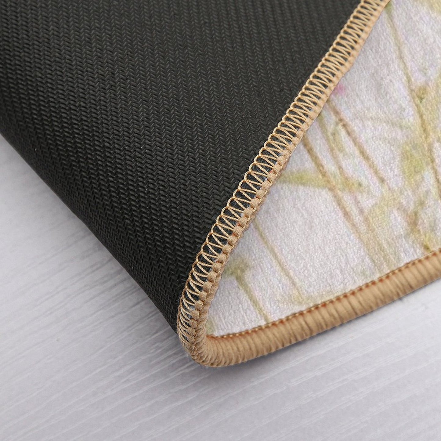 Pink Flowers - Echinacea - Pastel Floral - Wild Flowers  Odorless Bath Mat