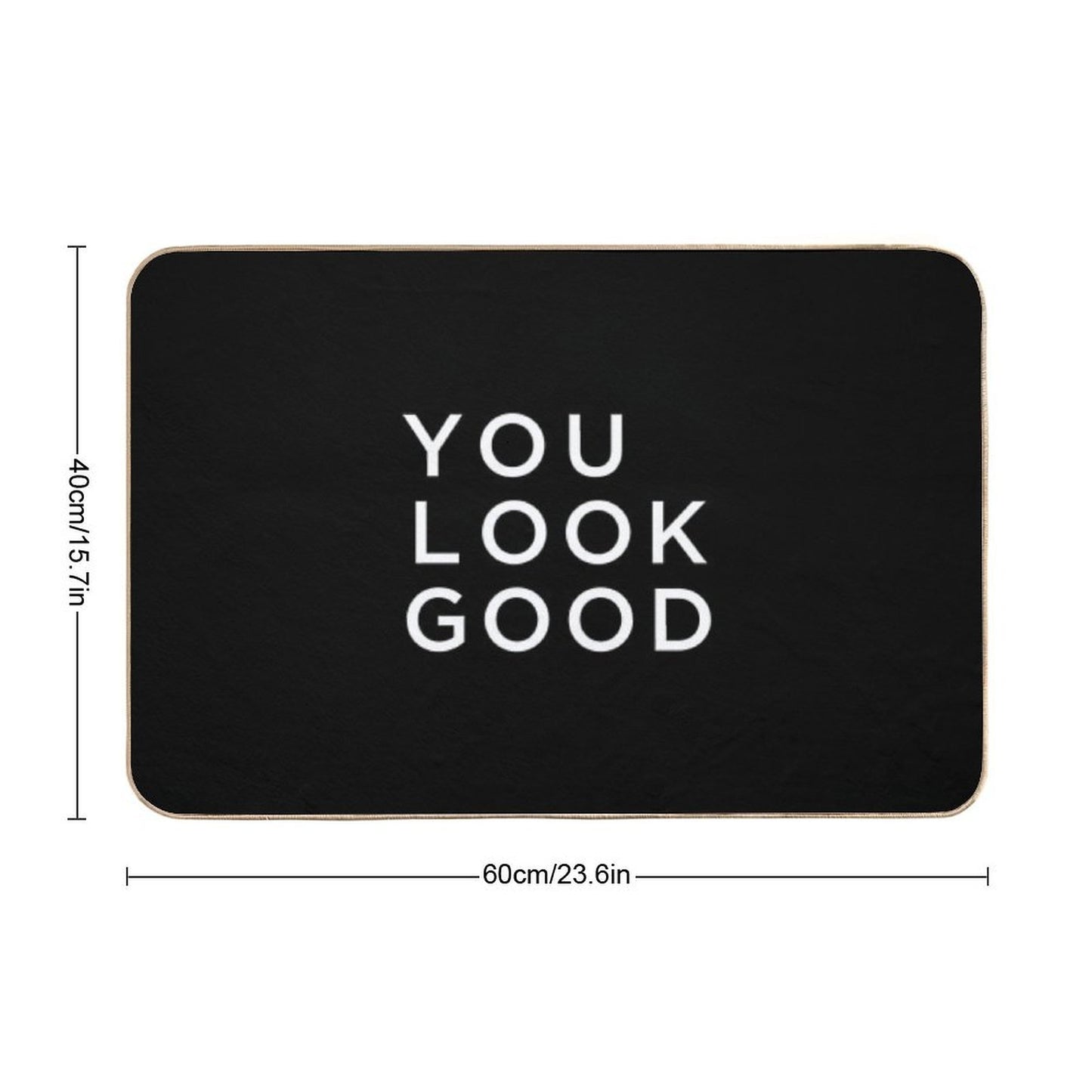 You Look Good  Eco-Friendly Bath Mat