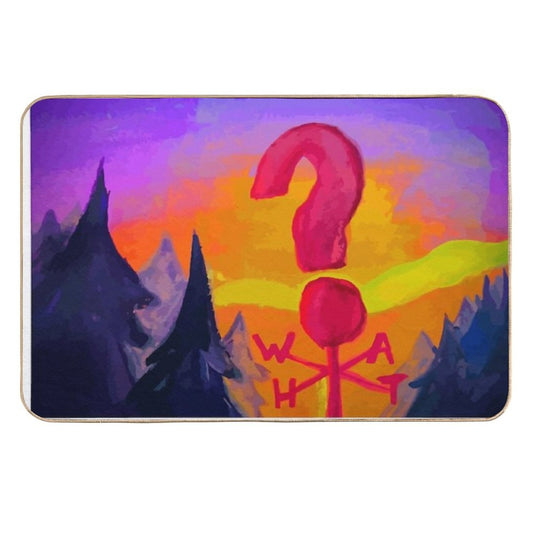 Gravity Falls Landscape  Odorless Bath Mat