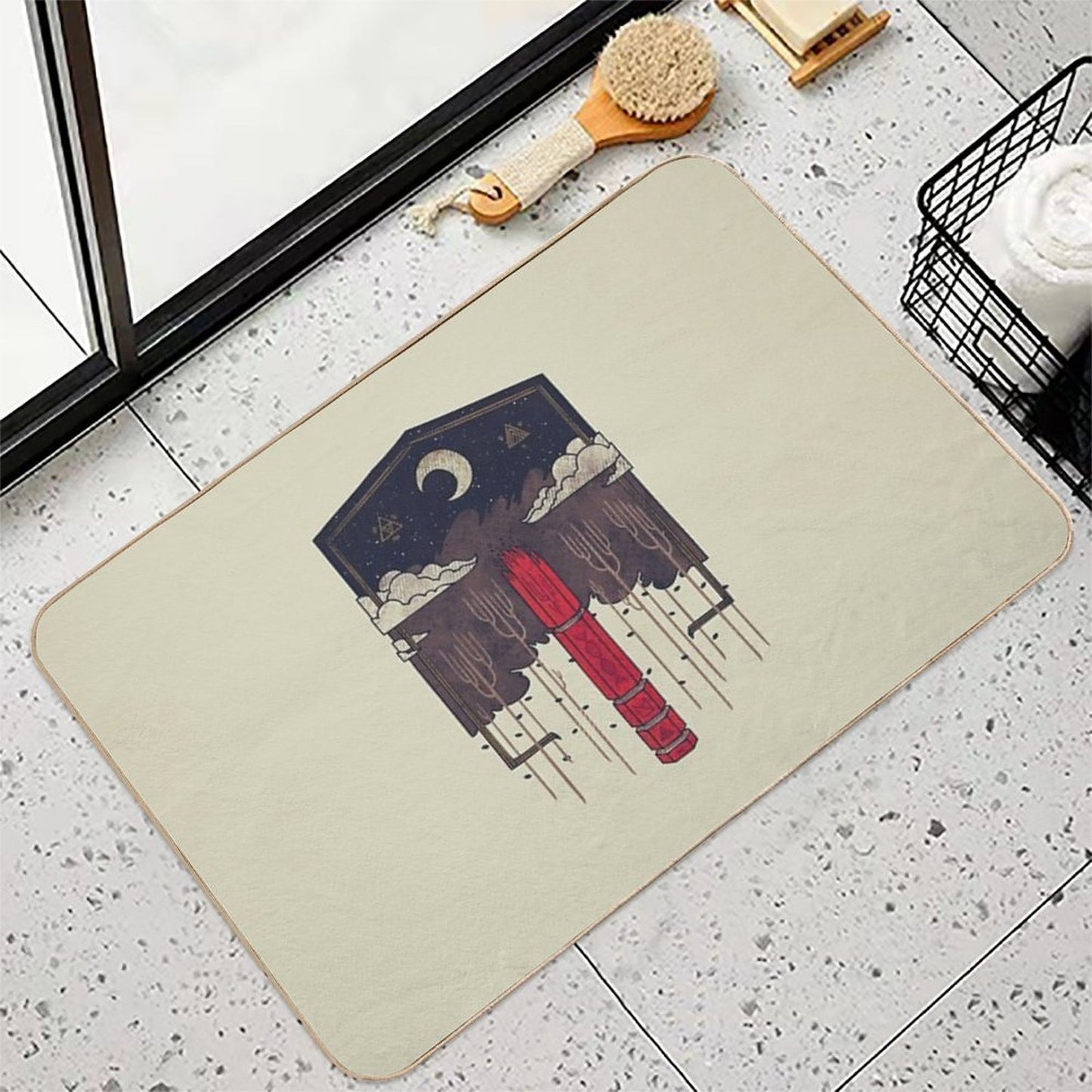 The Lost Obelisk  Pet-Safe Bath Mat